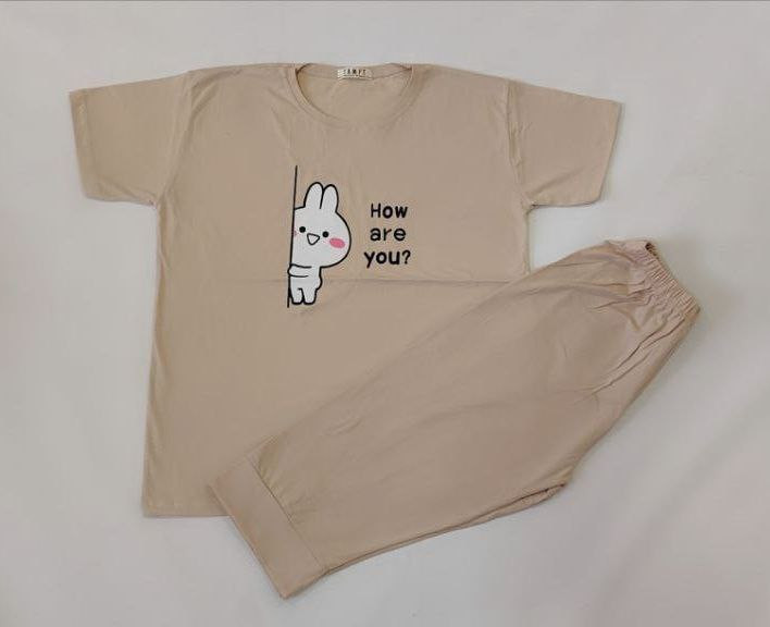 تیشرت یقه گرد چاپی نخ پنبه دور سینه 54 فری سایز 40 الی 48قد 70